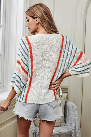 Sandy Striped Beach Sweater (ONLY 1 LEFT)