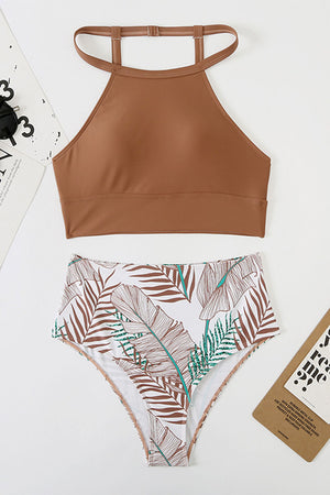 Aria 2 Piece High Waisted Swimwear, Offered in 4 colors